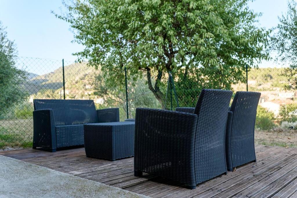 Appartement Le Jutini Caunes-Minervois ภายนอก รูปภาพ